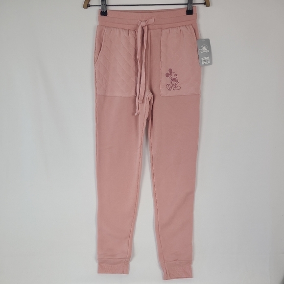 NEW Disney Youth Pink Sweatpants Mickey Mouse Size XS NWT - Picture 1 of 6